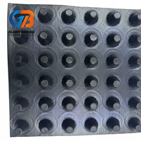 Planche de drainage alvéolée moderne en HDPE durable et imperméable, surface galetée, longueur 30m, épaisseur personnalisable pour pentes, jardins, barrages et espaces verts