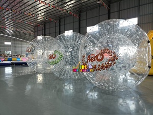 Barato 3M PVC grandes adultos hámster Zorb bola 2,5 m tamaño humano inflable Zorbing bola rodante con logotipo para <span class=keywords><strong>alquiler</strong></span> <span class=keywords><strong>de</strong></span> fiesta - Product Image 2
