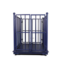 Balance au sol numérique de 3 tonnes de capacité maximale, 1*1,5 m, pour peser les animaux, Balanzas Ganadera avec clôture de 80 cm de hauteur