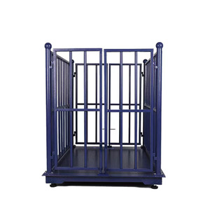 <span class=keywords><strong>Balance</strong></span> au sol numérique de 3 tonnes de capacité maximale, 1*1,5 m, pour peser les animaux, Balanzas Ganadera avec clôture de 80 cm de hauteur - Product Image 3