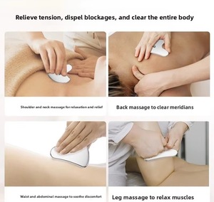 Roestvrijstalen Gua Sha Spierschraper Tool Littekenweefsel Fysiotherapie Massage Krabber Board - Product Image 6