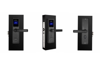 Serrure de porte d'hôtel à écran LED au design moderne, télécommande TT