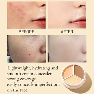 Paleta de <span class=keywords><strong>Corrector</strong></span> de Color TWG RTS de 3 Colores, <span class=keywords><strong>Corrector</strong></span> de Color Impermeable y de Larga Duración <span class=keywords><strong>para</strong></span> <span class=keywords><strong>Ojeras</strong></span>, <span class=keywords><strong>Corrector</strong></span> Tricolor - Product Image 6