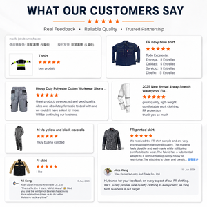 Factory New Design NFPA2112 ASTM1506 100% Cotton Twill 260g Breathable ODM FR <strong>Flame</strong> Retardant Casual <strong>Shirt</strong> Men's Safety - Product Image 6