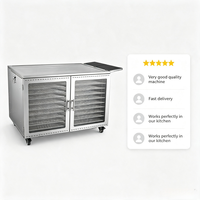 CE-gecertificeerde zonne-energie voedseldroogoven, grote capaciteit roestvrijstalen machine voor restaurants en snackwinkels voor het maken van fruit jerky.