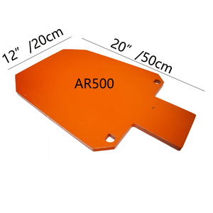 Plaque en acier AR500, durable et polyvalente, épaisseur 3/8, 12 x 20 pouces, cible de tir silhouette - Product Image 3