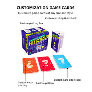 Impression de Jeux de Cartes Personnalisés de Haute Qualité, Double Face, Écologiques, Logo Personnalisé pour les Cartes de Jeu en Papier d'Affirmation de la Conversation - Product Image 2