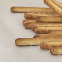 Galletas Crujientes en Barra OEM/ODM con Sabor a Leche/Queso/Chalota, Empacadas en Frasco, Bocadillo Salado y Dulce para Niños, Venta al Por Mayor