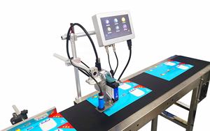 Imprimante à jet d'encre thermique TIJ de 4,3 pouces pour l'impression de dates, de codes de lots, de numéros, machine de codage automatique <span class=keywords><strong>en</strong></span> <span class=keywords><strong>ligne</strong></span> 12,7 mm/25,4 mm/50,4 mm - Product Image 5