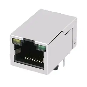 Tab Up Fast Ethernet Modular Jack Conector hembra magnético RJ45