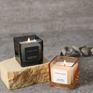 Juego de Regalo de Velas Aromáticas de Cera de Soya en Frascos de Vidrio Personalizados con Logotipo y Empaque Personalizados - Product Image 4