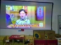 Écran métallique réfléchissant 3D 8K HaoMing Home Cinema, principalement pour projecteurs LCD, écrans 3D gris cristal à gain élevé pour projecteur