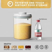 Grand récipient de stockage hermétique en plastique pour aliments pour animaux de compagnie, pour croquettes de chien et de chat, faible MOQ
