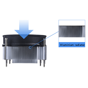 Ventilador de <span class=keywords><strong>Cpu</strong></span> Lga 1366 silencioso enfriador de aire de <span class=keywords><strong>Cpu</strong></span> para 1700 1200 1150 1155 1151 <span class=keywords><strong>Pc</strong></span> de escritorio 90mm ventilador de refrigeración 3pin 4pin I3 <span class=keywords><strong>I5</strong></span> 1156 iluminado - Product Image 4