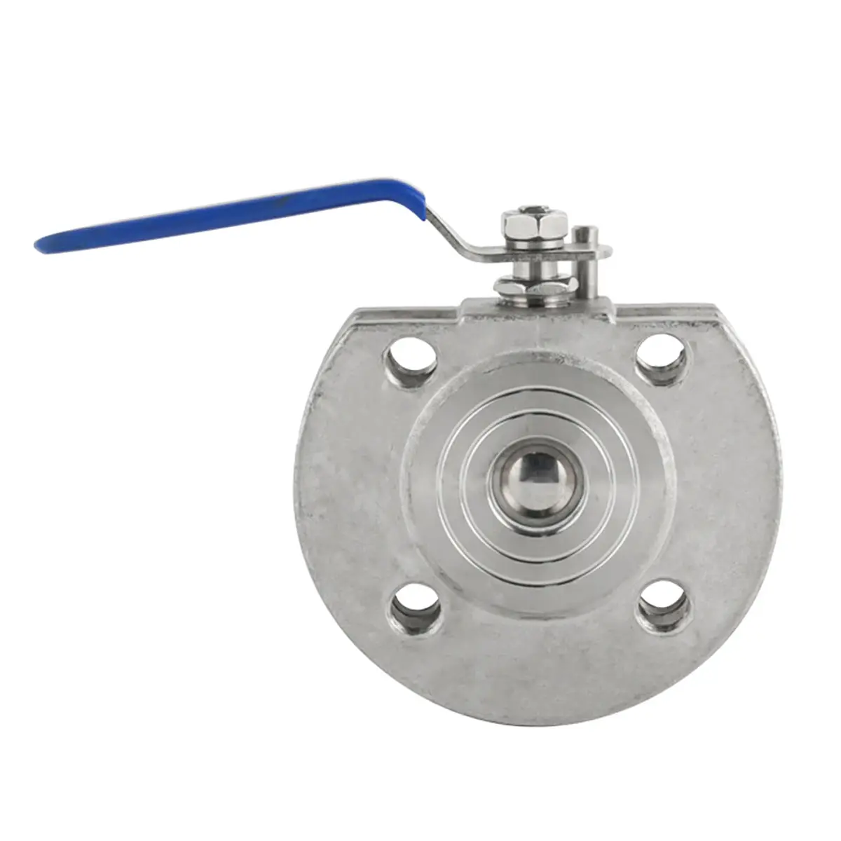 Hot selling Q71F-16P stainless steel wafer type flange ball valve  cast steel thin and ultra-thin manual ball valve