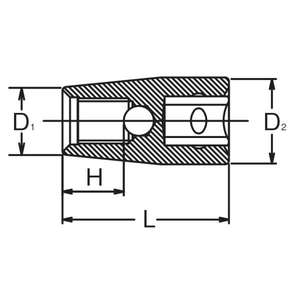 KOKEN - 4103M-7X1.0 1/2 ''Separador de pernos métrico-EAN 4991644092055 EXTRACTORES DE PERNOS EXTRACTORES - Product Image 2