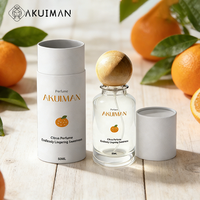 Flacon d'échantillon de parfum personnalisé de 30 ml avec boîte et bouchons