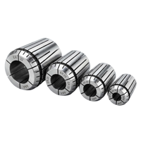 Ensemble de pinces de serrage à ressort en acier inoxydable pour fraiseuse CNC de haute précision 0,008, mandrin de perçage manuel pour gravure ER16-ER32