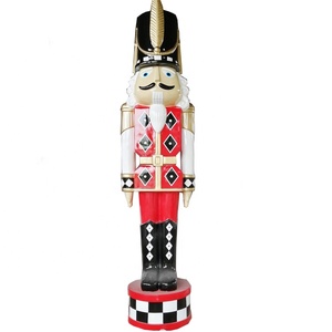 Statue de soldat <span class=keywords><strong>casse</strong></span>-<span class=keywords><strong>noisette</strong></span> géant en fibre de verre personnalisée pour l'extérieur, décoration de Noël pour les fêtes et les événements - Product Image 4