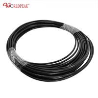 Câble coaxial noir RG402 50 Ohm avec gaine noire, câble RF pour test de micro-ondes et alimentation de module, vente en gros