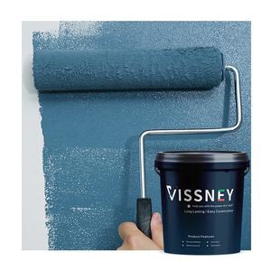 Pintura de pared interior de látex mate Vissney, espray de revestimiento acrílico para pintura líquida para el hogar - Product Image 4