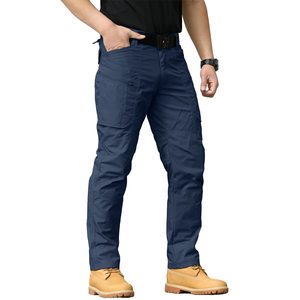 Logo personnalisé étiquette hommes randonnée tactique Rip-Stop formation pantalon cargo décontracté léger travail extérieur pantalon - Product Image 3