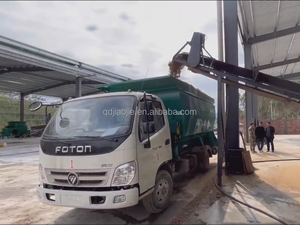 Vagón de descarga TMR, distribuidor de alimento para animales autopropulsado y esparcidor de alimento, máquina dispensadora de alimento para ganado móvil - Product Image 4