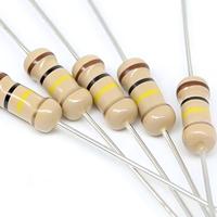 Kohleschicht-Durchsteckwiderstände mit Axialen Anschlüssen 1/8W 1/6W 1/4W 1/2W 1W 2W 3W 5W Breiter Widerstandsbereich Stabile Leistung
