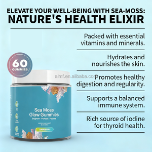 60 Gomitas de Aloe Vera con Polvo de Perla, Vitamina C y <span class=keywords><strong>E</strong></span> Liposomal, Extracto de Blue Majik, Ilumina, Protege, Hidrata, Suplemento Dietético Marino - Product Image 2