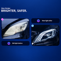 Feux avant et arrière à LED pour Mercedes Classe R W251 2005-2013, lentille fumée, clignotants séquentiels, feu stop arrière, Plug and Play