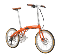 Vélo pliant portable Best Spec 451 avec pneus de 20 pouces, cadre en alliage d'aluminium, 10 vitesses, cassette 11-34T, freins à disque hydrauliques - Prix promotionnel
