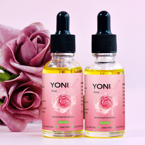 Huile de massage Yoni, huile essentielle de rose, flacons intimes pour la zone vaginale - Product Image 1