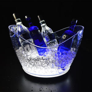 <span class=keywords><strong>4L</strong></span> 5L 8L Baril de bière Seau à glace en plastique Seau refroidisseur à LED Seau à vin RVB multicolore changeant pour fête/maison/bar/KTV Clubs - Product Image 5