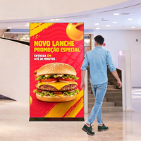 Pantallas y Señalización Digital de 75, 85 y 98 Pulgadas, Pantalla LCD de Alta Luminosidad para Interiores, Señalización Publicitaria de Pantalla Completa