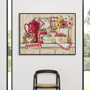 Ysdnkf — tissu à paillettes de cuisine, <span class=keywords><strong>pour</strong></span> <span class=keywords><strong>broderie</strong></span>, point de croix en vinyle - Product Image 2