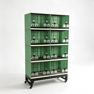 Cage à oiseaux sur mesure, pliable, pour l'<span class=keywords><strong>élevage</strong></span> des oiseaux, cage à perroquets, bonne ventilation, Jaulas Para Pajaros, grande cage à oiseaux, <span class=keywords><strong>volière</strong></span> pour oiseaux - Product Image 1