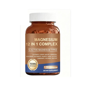 Cápsulas de Magnesio Natural Support Energy Complex con Vitaminas, Citrato y Glicinato para Adultos - Product Image 1