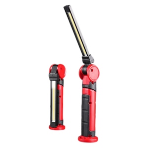 Lampe <span class=keywords><strong>de</strong></span> travail COB à rotation <span class=keywords><strong>de</strong></span> 270 degrés, 1200 lumens, pour atelier, inspection automobile, 3 modes <span class=keywords><strong>de</strong></span> travail, lampe <span class=keywords><strong>de</strong></span> travail rechargeable avec <span class=keywords><strong>poignée</strong></span> - Product Image 1