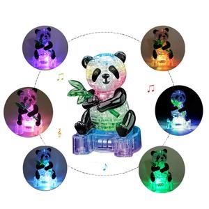 <span class=keywords><strong>3D</strong></span> Pha Lê Câu Đố nhựa trang trí nội thất sinh nhật Valentines món quà đồ chơi <span class=keywords><strong>3D</strong></span> Câu Đố gấu trúc cho trẻ em Quà tặng - Product Image 3