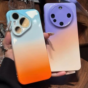 การไล่ระดับสีทะเลสีส้มเหมาะสำหรับ iPhone 17 Pro Max/16เคสโทรศัพท์แบบฟิล์มกันกระแทก - Product Image 3