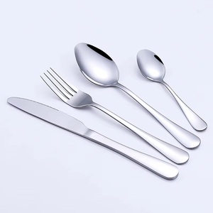 Couverts en or rose écologique avec impression du logo Couverts en acier inoxydable de Corée Poignée ronde pour la rentrée scolaire - Product Image 4