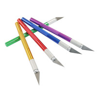Coltello Exacto con 10 lame, coltello per artigianato, coltello per hobby, set di coltelli Exacto di precisione per artigianato, arti, modellismo, scrapbooking