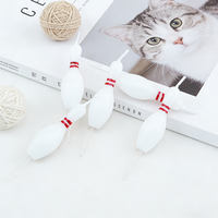Bougies d'anniversaire créatives en forme de boule de bowling, faites à la main, lot de 5, pour la décoration de gâteaux de fête, bougies d'anniversaire mignonnes en gros
