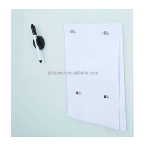 防水性と取り外し可能な強化ガラスホワイトボード教室用ウォッシャブルホワイトボード学校用 - Product Image 3