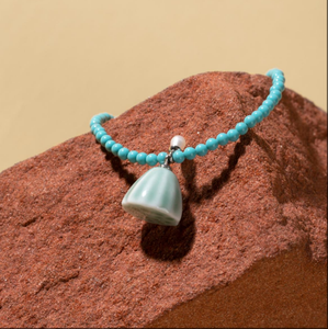 Lotus Pod Pulsera <span class=keywords><strong>de</strong></span> cuentas <span class=keywords><strong>de</strong></span> vidrio verde Joyería <span class=keywords><strong>de</strong></span> moda <span class=keywords><strong>de</strong></span> aleación Premium con cuentas <span class=keywords><strong>de</strong></span> vidrio turquesa y <span class=keywords><strong>perlas</strong></span> <span class=keywords><strong>de</strong></span> agua dulce - Product Image 5