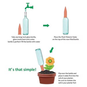 Il Funzionamento di Terracotta Irrigazione Spike Bottiglia-Impianto di Trattamento Delle Acque, Pianta di Auto Sistema di Irrigazione <span class=keywords><strong>per</strong></span> Pianta Waterer - Product Image 4
