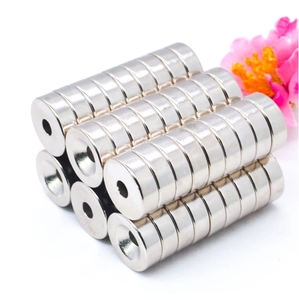 Aimants N35 en néodyme à trou fraisé, puissants, en NiCuNi, aimants annulaires N35 avec trou fraisé, aimants N45 - Product Image 4