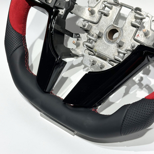 Volante Sportivo in Pelle Nera e Rossa per Pontiac G8 Holden VE HSV SSV Commodore, Vendita Diretta dalla Fabbrica - Product Image 3