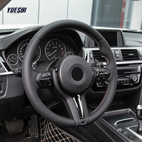 Volant sport en cuir personnalisé pour BMW Série 3 E70 E71 E83 E84 E85E81 E82 E87 E88 E89 E90 E91 E92 E93