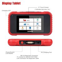 Lector de Códigos OBD2 LAUNCH X431 CRP123E para Motor, ABS, Airbag SRS y Transmisión, Herramienta de Diagnóstico OBD con Actualización Gratuita